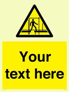 Custom Scaffold Incomplete Sign